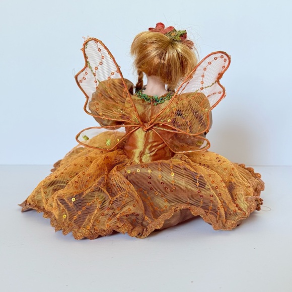 Winward Holidays Autumn Leaves Fairy Pixie Doll Katherine’s Coll 14” Posable - Picture 7 of 14